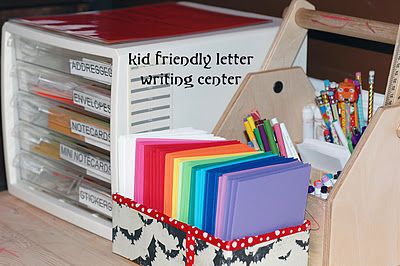 Kid Friendly Letter Writing Center Letter Writing Station, Letter Writing Kit, Friendly Letter Writing, Middle School Life, My To Do List, Writing Station, Montessori Homeschool, Friendly Letter, Teaching Language Arts