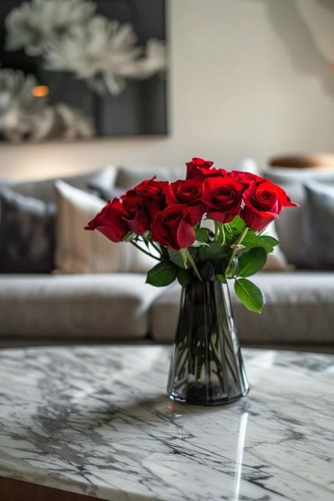 How To Care For Cut Roses: Prolonging Freshness How To Arrange Roses In A Vase, Dining Room Colour Schemes, Dining Room Design Luxury, Deck Dining, Backyard Balcony, Bohemian Coastal, Rose Vase, One Rose, Flower Care