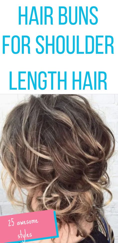 Check out these super easy updo ideas for women with shoulder length hair. Shoulder Length Hair Messy Updo, Updos For Shoulder Length Layered Hair, Pull Back Shoulder Length Hair, Medium Length Hair Formal Hairstyles, Vacation Hairstyles For Shoulder Length Hair, Curled Shoulder Length Hairstyles, Dressy Hair Down Styles Medium Length, Quick Shoulder Length Hairstyles, Hairstyles For The Beach Shoulder Length