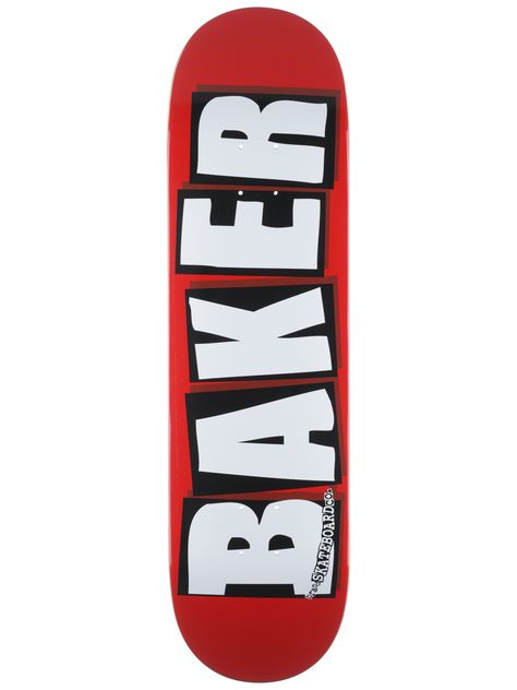 Baker Skateboards Baker team Logo Skateboard Deck Skateboard Wallpaper, White Deck, Baker Skateboards, Baker Logo, Skateboard Logo, Skateboard Wall Art, Skateboard Shop, Cool Skateboards, Skateboard Design