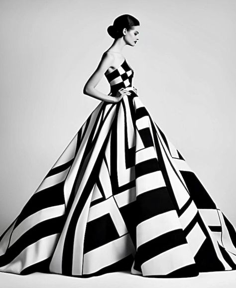 Black And White Couture Gowns, Haute Couture Photography, Black And White Haute Couture, Black And White Ball, White Couture, Black And White Fashion, Gown Inspiration, Fashion Gowns, Fabulous Dresses