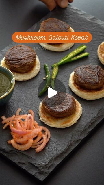 PotsandPans 🍳🥘  India's First International Cookware Store on Instagram: "Mushroom Galouti kebab recipe

Ingredients:
Sesame oil 3 tbsp
Onion 3 sliced 
Mushroom 400 gm
Garlic 8 pods
Cashew 30gm
Sattu powder- 3 tbsp
Red Chili Powder - 1/2 tbsp
Garam Masala - 1/2 tbsp
Coriander powder - 1/2 tbsp
Luckhnawi Kebab Masala - 1 tbsp

Methods:
- Start by blanching the mushrooms for 4-5 minutes.
- Strain and make a paste of the mushrooms.
- In a kadhai, heat some oil and caramelise the onions, once half done, ad in the garlic and cahsews and caramelise until the onions are a light golden colour.
- Grind the onions mixture into a paste and mix with the mushroom mixture.
- Add sesame oil, red chilli, salt, garam masala, elaichi powder in the same kadhai and sauté for 1 minute before adding in the pa Mushroom Galouti Kabab, Mushroom Kebab, Soup Starter, Kabab Recipe, Kebab Recipe, Kebab Recipes, Golden Colour, Red Chili Powder, Coriander Powder