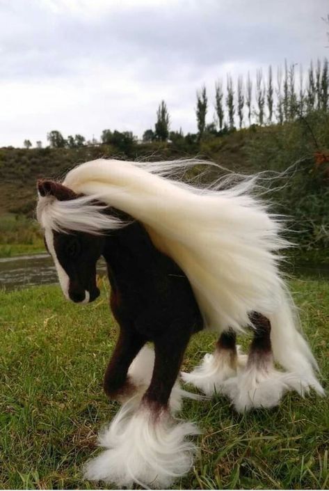 A Horse, Walking, Horses, Hair, White