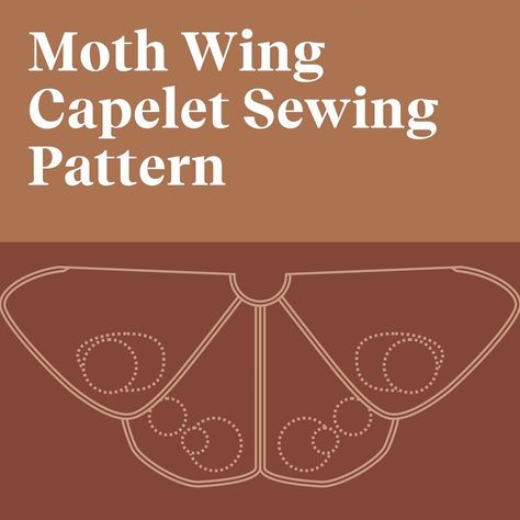 Rachael (@minimalistmachinist) • Instagram photos and videos Moth Cape Pattern, Diy Moth Wings, Wings Sewing Pattern, Moth Quilt, Moth Sweater, Moth Species, Wing Pattern, Cape Pattern, Moth Wings