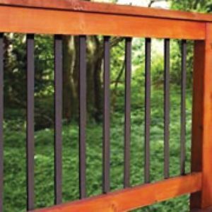 Honda HR215 Aluminum Lawnmower Deck on PopScreen Porch Rails, Deck Refinishing, Exterior Railings, Porch Handrails, Deck Rails, Wood Deck Railing, Porch Railing Designs, Deck Railing Ideas, Fall Deck