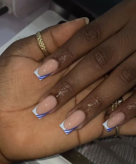 French Tip Nails Design, French Tip Nail Designs, Cute Nail, Work Nails, Short Square Acrylic Nails, Tip Nails, Nails Only, Diy Nail Art, Acrylic Nails Coffin Short