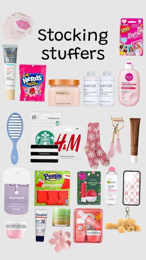 stocking stuffers #wishlist #christmas #selfcareaesthetic #stockingstuffers #cute #teens #fyp #sephora #gift #ideas Christmas Stocking Ideas For Teens, Teen Girl Stocking Stuffer Ideas, Christmas Stockings Stuffer Ideas, Stocking Stuffers For Teens Girls Ideas, Stocking Stuffers For Teenage Girl, Stocking Stuffer Ideas For Teenagers, Stocking Stuffer Ideas Under $10, Teen Wishlist Ideas, Christmas Stockings Ideas Stuffers