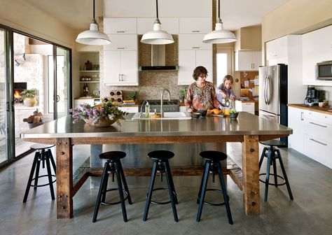 Big kitchen islands