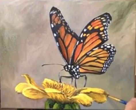 Yellow Butterfly Painting, Monarch Painting, Butterfly Painting Easy, Painting Black Background, Monarch Butterfly Art, Butterfly Watercolor Painting, Painting Clipart, Monarch Butterflies Art, Butterflies Clipart