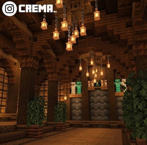 Entrance To Underground Base Minecraft, Rooms To Build In Minecraft, Minecraft Cave Enterence Ideas, Minecraft Large Interior, Minecraft Underground Farm Ideas, Minecraft Villager Trading Hall Ideas Underground, Wall Ideas Minecraft Interior, Minecraft Ceiling Design Interior, Minecraft Entrance Ideas Interior