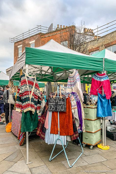 Herne Hill Market Market Pictures, Vintage Market Booth, Secret Places In London, Markets In London, Best Markets In London, Columbia Road Flower Market, Art Deco Cards, Sunday Market, Drink Shop