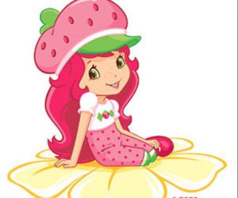 Strawberry Shortcake sitting on her beautiful flower Strawberry Shortcake Skewers, Strawberry Shortcake Pictures, Strawberry Shortcake Trifle, Shortcake Biscuits, Strawberry Shortcake Cheesecake, Strawberry Shortcake Cupcake, Homemade Strawberry Shortcake, Shortcake Cake, Strawberry Shortcake Cartoon