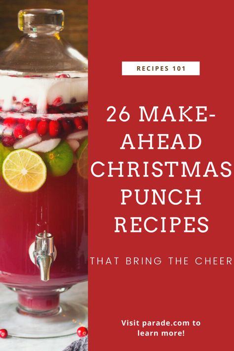 26 Make-Ahead Alcoholic (and Non-Alcoholic) Christmas Punch Recipes That Bring the Cheer

#Makeahead #Popkitchen #Parade #Recipes #Holidayrecipes

https://parade.com/958266/pipandebby/easy-holiday-punch-recipes/ Alcoholic Punch Recipes Vodka, Easy Christmas Punch Recipes, Frozen Punch Recipe, Easy Christmas Punch, Christmas Breakfast Table, Breakfast Punch, Non Alcoholic Christmas Punch, Party Punch Alcohol, Christmas Vodka