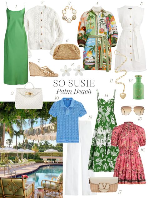 The Hottest Outfit Trends Seen Everywhere In Palm Beach | So Susie Palm Beach Outfits, Beach Capsule Wardrobe, Beach Chic Outfit, Palm Beach Fashion, Beach Aesthetic Outfits, Beach Style Outfit, So Susie, Beach Trends, Dinner Party Outfits