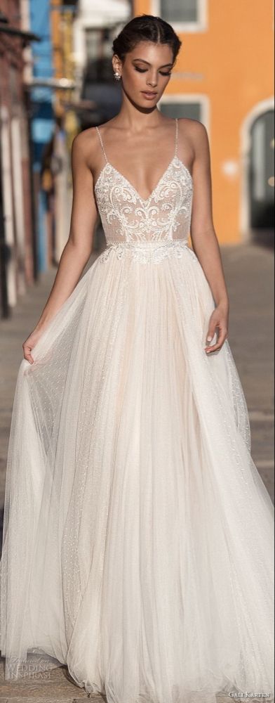 Gali Karten, Wedding Dresses Sleeveless, Wedding Dress Tea Length, Wedding Dress Black, Big Wedding Dresses, Beach Wedding Dresses, Garden Beach, Pnina Tornai, Trendy Wedding Dresses