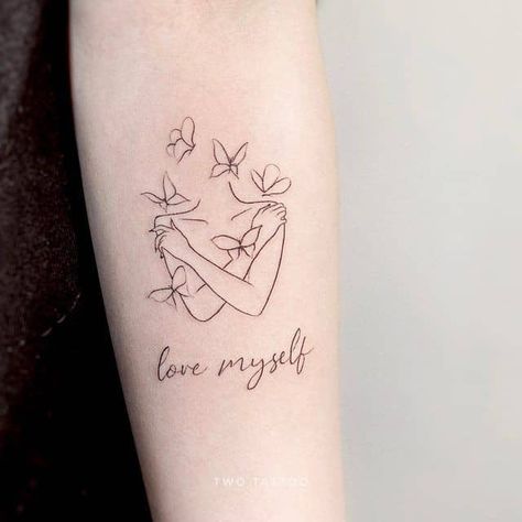 Love Myself Tattoo, Myself Tattoo, Love Myself, My Self, Art Artwork, Tattoo Ideas, Tattoos