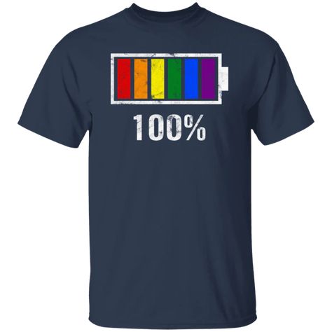 - "Showing your pride with this navy T-shirt featuring LGBTQ+ colors and '100%' text. Perfect for pride parades and events. Get your gay and proud shirt now!" #gayprideshirts #prideoutfitideas #gayflagshirt Funny 50th Birthday Gifts, Pride Love, Lgbt T Shirts, Love Store, Love And Pride, Unisex Tshirt, Trendy Tshirts, Accessories Store, Gay Pride