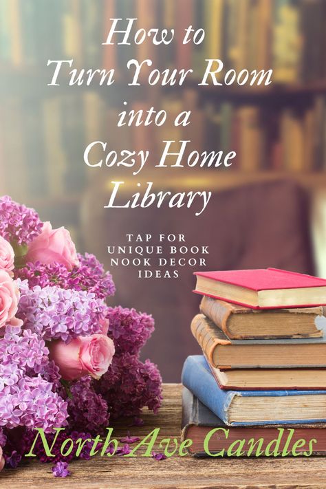 Library Room Decoration Ideas, Small Library Room Ideas Cozy, Bedroom Turned Library, How To Make A Library In Your Home, Diy Library Decor, Small Bedroom Library Ideas, Reading Room Decor Ideas, Home Library Decorating Ideas, Library Home Ideas