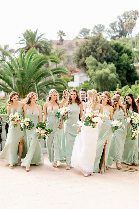 Wedding Dresses For Tropical Wedding, Sandals Resort Beach Wedding, Sage Green Bridesmaid Dresses Beach Wedding, Tropical Wedding Theme Bridesmaid Dresses, Sage Green Beach Wedding Theme, Bridesmaid Dresses Tropical Wedding, Sage Green Beach Wedding, Tropical Bridesmaid Dress, Bridesmaid Dresses Tropical