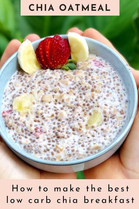 Chia Seed Breakfast Pudding, Oatmeal Pudding, Chia Porridge, Chia Oatmeal, Chia Seed Breakfast, Oatmeal How To Make, Chia Breakfast, Food Alternatives, Healthy Food Alternatives