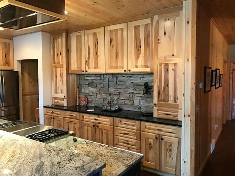 Knotty Hickory Kitchen Cabinets, Natural Hickory Kitchen Cabinets, Rustic Hickory Kitchen Cabinets, Natural Hickory Cabinets, Rustic Hickory Kitchen, Rustic Hickory Cabinets, Kitchen Cabinets And Flooring, Hickory Kitchen Cabinets, Hickory Kitchen