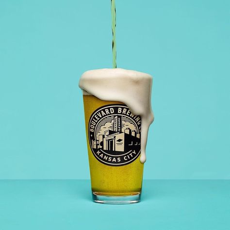 World Brand Design Society on Instagram: “Helms Workshop @helms_workshop - May your cup runneth over, especially when you’re pouring a glass of @boulevard_beer Photography by…” Beer Cup Design, Beer Photography, Glassware Design, Beer Cup, Glasses Brands, Beer Glass, Cup Design, Brand Design, Pint Glass