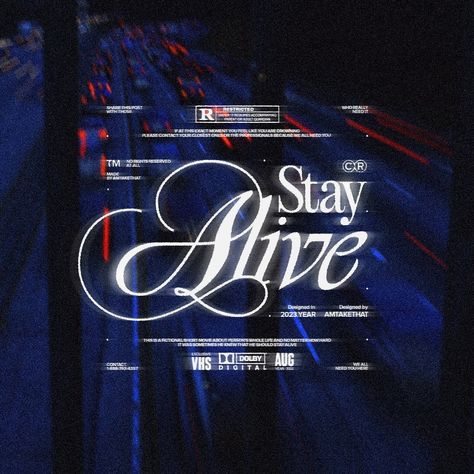 💔 STAY ALIVE DESIGNED BY @amtakethat This is just a reminding that even if everything is very hard, this thing you have is absolutely… | Instagram Font Poster Design, Handwritten Type, Typo Poster, Gfx Design, Adobe Illustrator Design, Wonder Land, Pretty Fonts, Stay Alive, Bagan