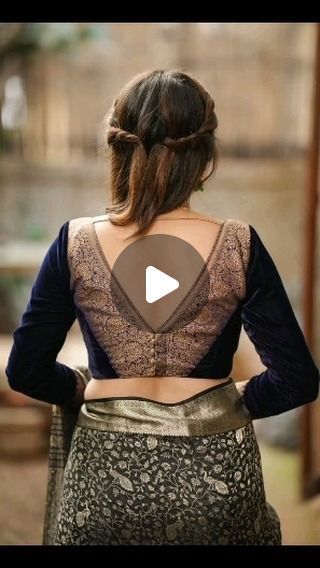 SADHNA❤️ | V neck blouse designs 

#instagram #reel #viral #trending #oldisgold | Instagram Trending Blouse Designs 2024, V Neck Back Blouse Design, Back V Neck Blouse Design, Blouse Designs V Neck, Front V Neck Blouse Designs, Blouse V Neck Design, V Neck Blouse Designs, Trending Blouse Designs, Neck Blouse Designs