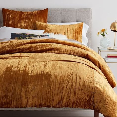 Mustard Bedding, Velvet Duvet Cover, Velvet Bedding, Pillow Shames, Boho Duvet Cover, Boho Duvet, Velvet Bedding Sets, Velvet Duvet, Bedding Sets Online