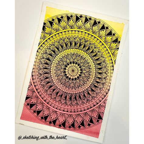 Oil Pastel Mandala Art, Arts Pencil, Colour Mandala, Super Easy Drawings, Mandala Drawings, Abstract Painting Diy, Sketches Doodles, 3d Sketch, Joy Quotes