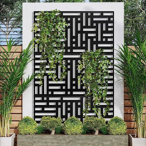 Patio Wall Decor Outdoor, Large Outdoor Wall Art, Contemporary Fence Panels, Outdoor Privacy Screen Panels, Outdoor Wall Panels, Patio Wall Decor, Outdoor Privacy Screen, Patio Privacy Screen, Front Wall Design