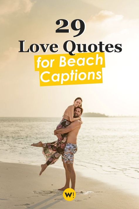 Who doesn't love the beach? I know I do. And what's better than beach love quotes to express how much you love the beach! The beach is also a great place for love and romance.These romantic beach quotes all help convey that feeling. beach love quotes | romantic beach quotes couple | love beach quotes happiness | love beach quotes relationships | love sea quotes | beach quotes instagram caption couple | beach quotes instagram boyfriend Beach Quotes Instagram Caption, Sea Quotes Beach, Love Beach Quotes, Sea Love Quotes, Ocean Love Quotes, Beach Quotes Instagram, Beach Lovers Quotes, Cute Beach Quotes, Beach Love Quotes