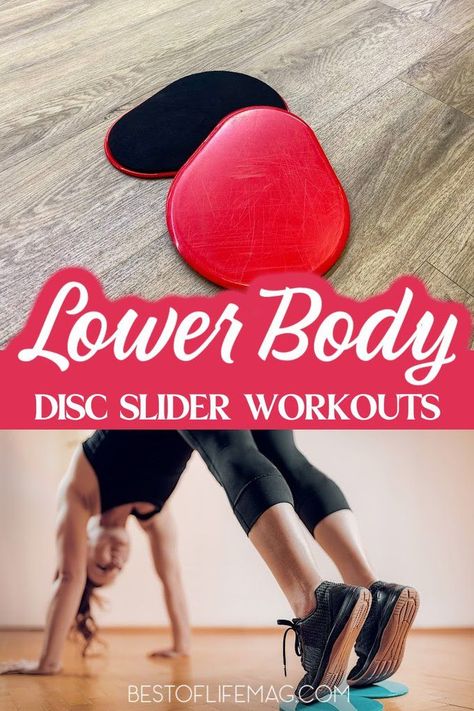 Put your fitness skills to the test with lower body disc slider workouts that use body weight to tone and build functional strength. Disc Slider Workouts | Disc Slider Workout Tips | Lower Body Exercises | Workout Tips | Fitness Tips | At Home Workouts #workouts via @amybarseghian Slider Workout Exercise, Slider Workouts, Disc Workout, Slider Workout, How To Do Squats, Slider Exercises, Lower Body Exercises, Oblique Workout, Body Exercises