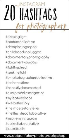 Hashtags For Photographers, Hastag Instagram, Hashtag Quotes, Photographers Instagram, Social Media Hashtags, Photography Hashtags, Hashtag Instagram, Popular Hashtags, Quotes Instagram