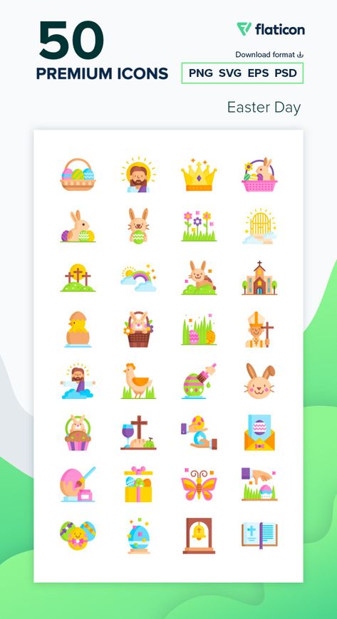 Easter Day Icon Pack Easter Icons, Flat Icons, Search Icon, Easter Day, Flat Icon, Egg Hunt, Support Team, Icon Pack, Icon Font