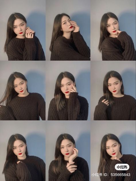 Kpop Poses, Studio Photography Poses, 사진 촬영 포즈, Pose Idea, Self Portrait Poses, Selfie Poses Instagram, Photography Posing Guide, Stylish Photo Pose, Model Poses Photography