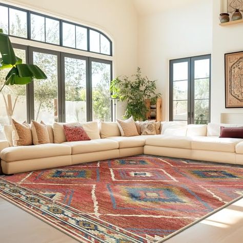 Cozy Area, Western Rugs, Rugs Washable, 8x10 Rug, Faux Cowhide, Coastal Living Room, Non Slip Flooring, Green Dragon, Rugs For Living Room