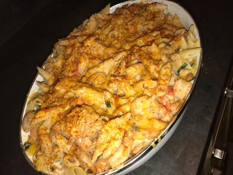 pxMIT ♡ Shrimp And Crab Pasta, Crab Meat Pasta, Shrimp Pasta Bake, Crab Pasta Recipes, Meat Pasta Recipes, Shrimp Casserole Recipes, Crab Casserole, Easy Shrimp Pasta, Seafood Casserole Recipes