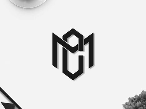 MC monogram logo by logoperlente Mc Initials Logo, Mc Tattoo Design, Cm Monogram Logo, Mc Monogram Logo, Mc Logo Design Ideas, Cm Logo Design, Mc Logo Design, Mc Monogram, Momo Logo