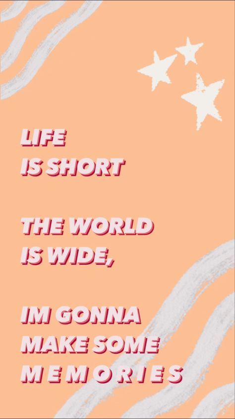 Mamma Mia Quotes Wallpaper, Life Is Short The World Is Wide, Mamma Mia Lockscreen, Mamma Mia Background, Mamma Mia Quotes, Mamma Mia Wallpaper, Mamma Mia 2, Donna Sheridan, Etsy Store Ideas