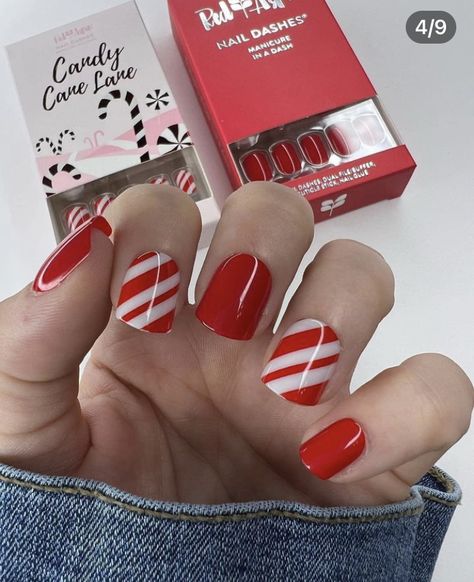 Red Aspen Christmas Mani Mix Up, Red Aspen Christmas Nails, Red Aspen Nail Dash Combos Christmas, Skin Care Masks, Holiday Red, Red Candy, Cloud 9, Lashes Makeup, Classy Nails