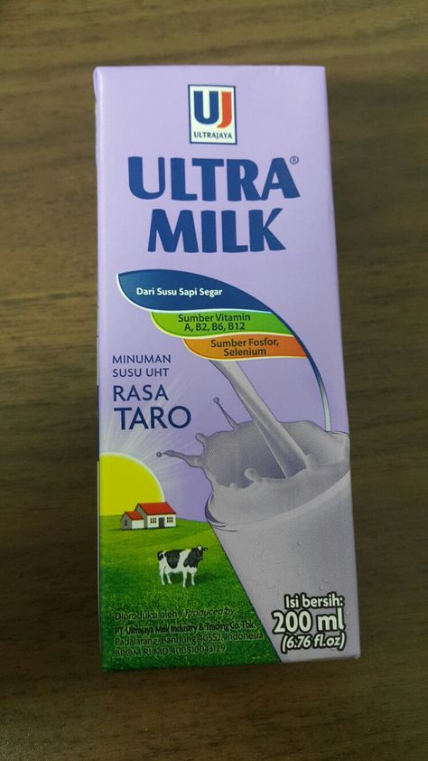 Ultramilk Taro 🍼😋 Ultra Milk Taro, Minuman Starbucks, Purple Makeup, Food Photo, Nutrition Facts, Food Lover, Snapchat, Dairy, Food And Drink