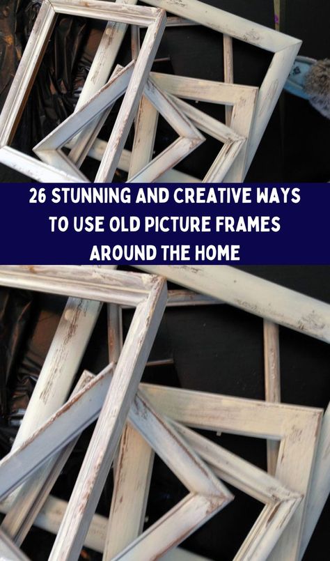 Empty Frames Decor, Repurpose Picture Frames, Farmhouse Picture Frames, Empty Picture Frames, Metal Health, Picture Frame Crafts, Rustic Picture Frames, Rustic Pictures, Antique Picture Frames