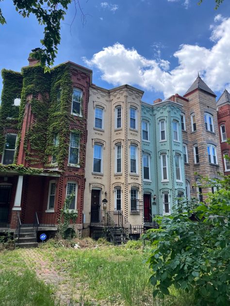 Dc Townhouse, Brick Apartments, Washington Dc Apartment, 2024 Manifestations, Cozy Town, Washington Dc City, Dc Apartment, 2024 Board, Campus Design