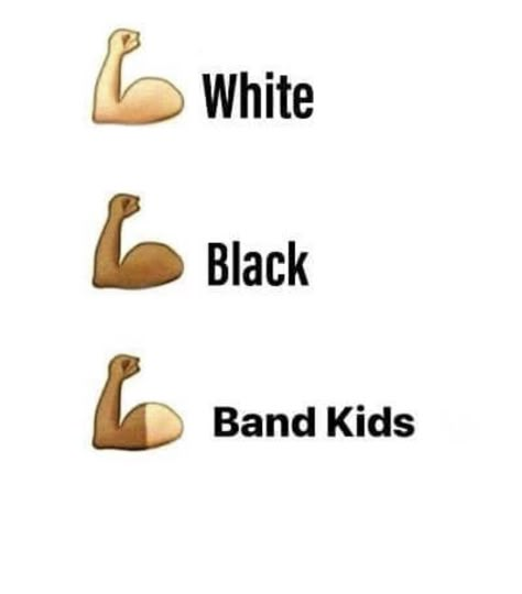 Marching Band Drumline Memes, Clarinet Memes Humor, Color Guard Memes Funny, Band Kids Humor, Band Memes Funny, Marching Band Funny, Funny Band Jokes, Color Guard Memes, Band Puns