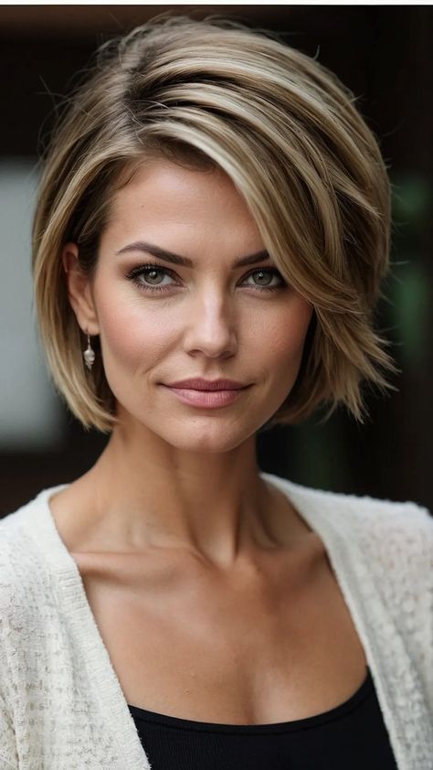 15 Hot Mom Haircut Ideas for Low-Maintenance Beauties 46 Mom Haircut, Mama Hair, Mom Haircuts, Choppy Bob, Fav Color, Haircut Inspiration, Mom Hairstyles, Modern Mom, Hot Hair Styles