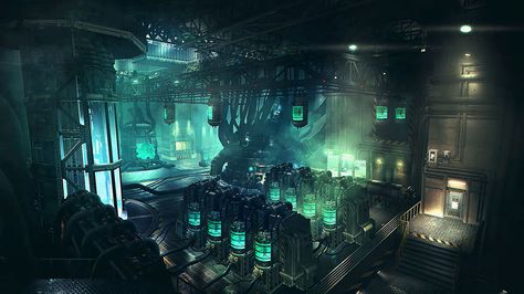 Shinra Laboratory Art from Final Fantasy VII Remake #art #artwork #gaming #videogames #gamer #gameart #conceptart #illustration #ff7remake #ffviiremake #ff7r #finalfantasy7remake #finalfantasy Fantasy Laboratory Art, Fantasy Laboratory Concept Art, Fantasy Laboratory, Sci Fi Laboratory Concept Art, Laboratory Concept Art, Laboratory Art, Sci Fi Laboratory, Sci Fi Architecture, Art Final