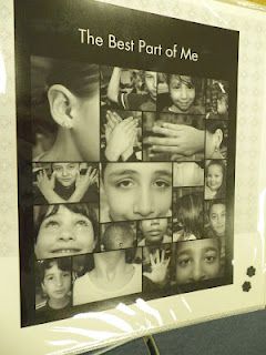 The Best Part of Me Project.  Read the book "The Best Part of Me."  Have students pick their favorite body part and write a descriptive paragraph or poem.  No guidelines, no rubric.  Take a black and white photo and zoom in on their part.  Place writing piece and photo on black and white scrapbook paper.  Perfect for a bulletin board! White Scrapbook, Auction Projects, Leader In Me, Descriptive Writing, Opinion Writing, Writer Workshop, Writing Project, Classroom Inspiration, Beginning Of School