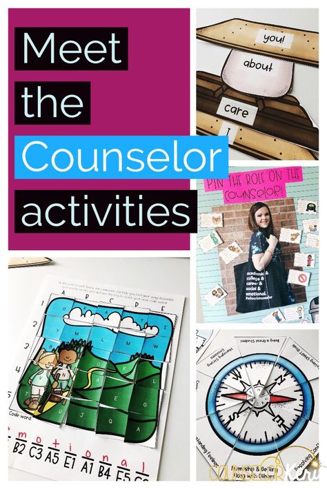 Looking for fun activities to introduce your role as the school counselor to your students? These 5 fun meet the counselor activities will get your students engaged and moving while dispelling some myths about the counselor's role! Intro To School Counselor Lesson, Meet The School Counselor, School Counselor Activities, Meet The Counselor, Counselor Activities, School Counselor Lessons, Counselor Keri, Middle School Counselor, Counseling Games