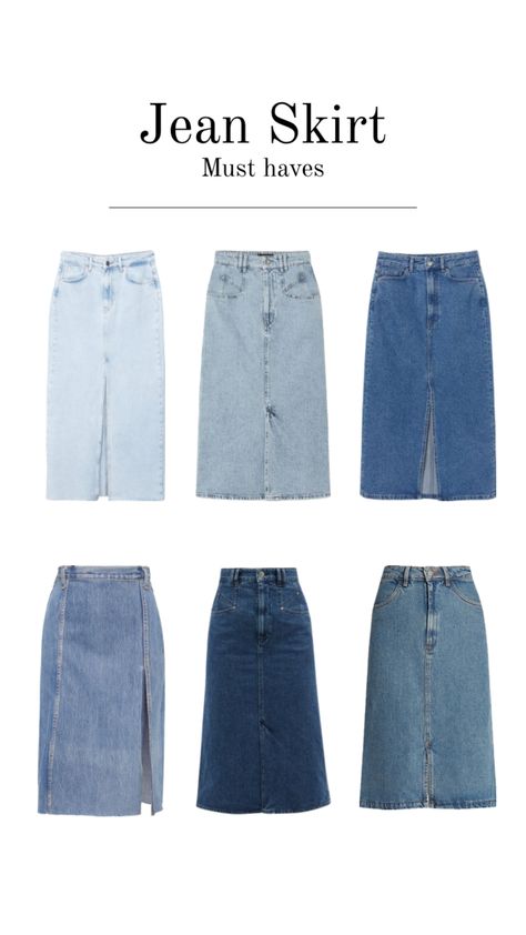 Girls denim skirts